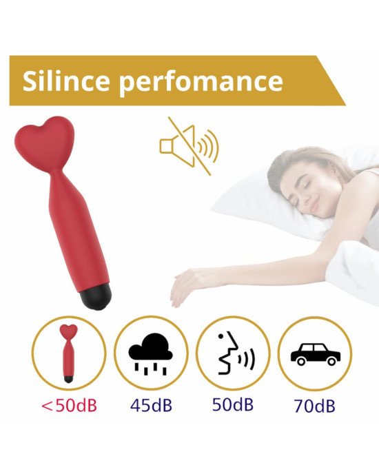 Міні-вібратор - Erospace Sweet Play Mini Heart Vibrator A14 Міні-вібратор - Erospace Sweet Play Mini Heart Vibrator A14