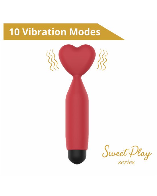 Міні-вібратор - Erospace Sweet Play Mini Heart Vibrator A14 Міні-вібратор - Erospace Sweet Play Mini Heart Vibrator A14
