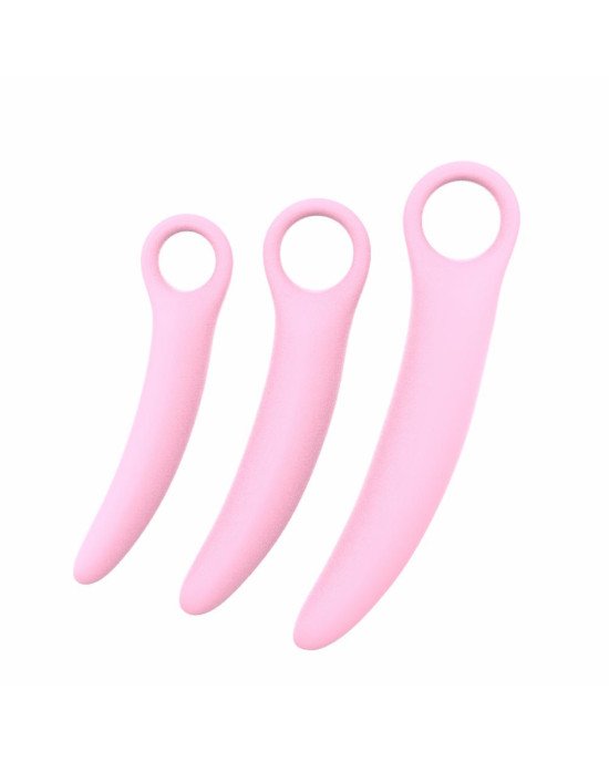 Набір вагінальних розширювачів - Erospace Sweet Play Pelvic Floor Muscles Training Set A13 Набір вагінальних розширювачів - Erospace Sweet Play Pelvic Floor Muscles Training Set A13