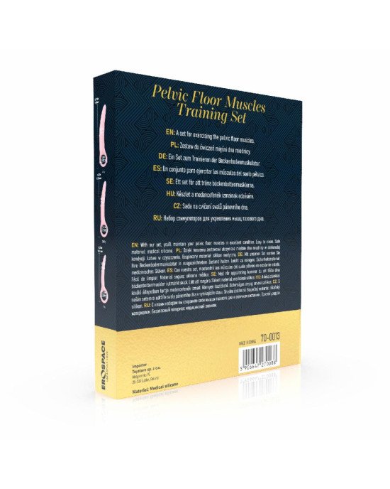 Набір вагінальних розширювачів - Erospace Sweet Play Pelvic Floor Muscles Training Set A13 Набір вагінальних розширювачів - Erospace Sweet Play Pelvic Floor Muscles Training Set A13