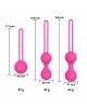 Набір вагінальних кульок - Erospace Sweet Play Kegel Balls Set A12 Набір вагінальних кульок - Erospace Sweet Play Kegel Balls Set A12