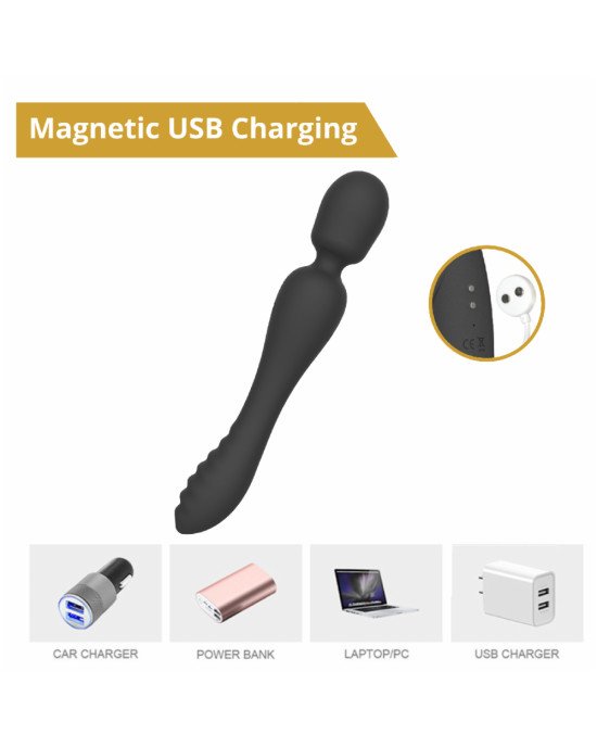 Вібратор - Erospace Sweet Play Wand & Vibrator 2in1 A8