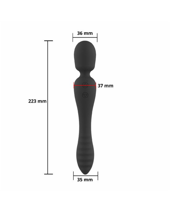 Вібратор - Erospace Sweet Play Wand & Vibrator 2in1 A8