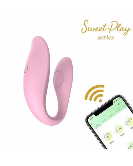 Вібратор - Erospace Sweet Play C-Type Vibrator App Control A7