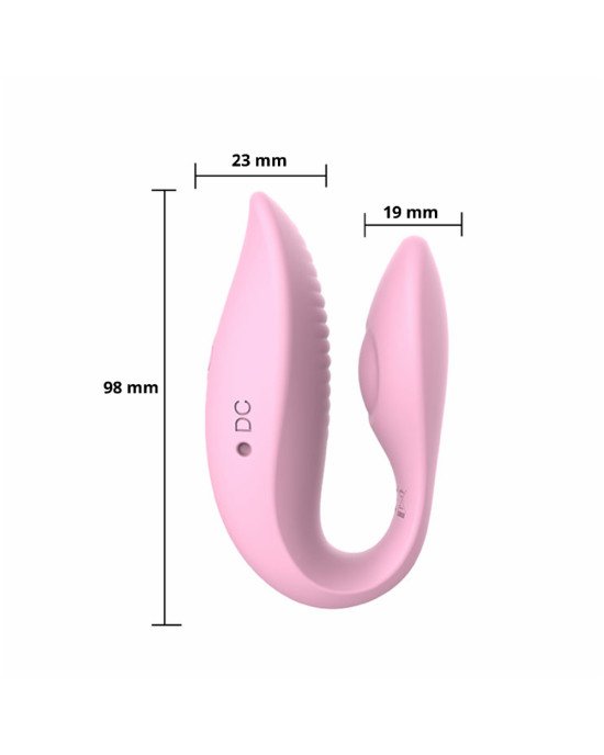 Вібратор - Erospace Sweet Play C-Type Vibrator App Control A7