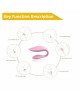 Вібратор - Erospace Sweet Play C-Type Vibrator App Control A7