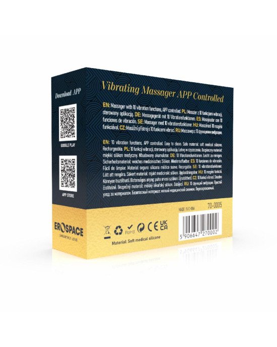 Вібратор - Erospace Sweet Play Vibrating Massager APP Controlled A5 Вібратор - Erospace Sweet Play Vibrating Massager APP Controlled A5