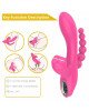 Вібратор - Erospace Sweet Play Sucking Vibrator With Anal Beads A3 Вібратор - Erospace Sweet Play Sucking Vibrator With Anal Beads A3