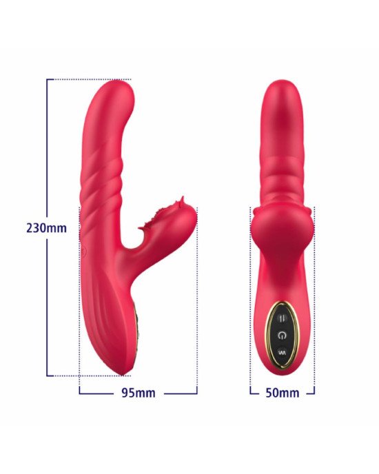Вібратор - Erospace Sweet Play G-Spot Vibrator With Thrusting A2 Вібратор - Erospace Sweet Play G-Spot Vibrator With Thrusting A2
