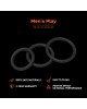 Ерекційні кільця - Erospace Men’s Play Set Of 3 Cock Rings B7 Ерекційні кільця - Erospace Men’s Play Set Of 3 Cock Rings B7