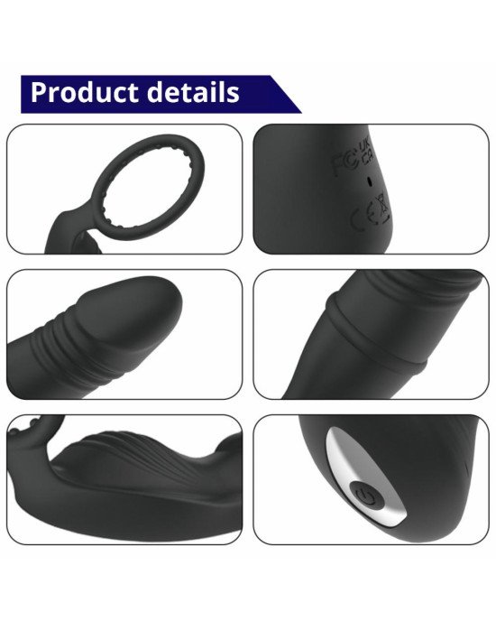 Масажер простати - Erospace Men’s Play Thrusting Prostate Massager APP Controlled B5 Масажер простати - Erospace Men’s Play Thrusting Prostate Massager APP Controlled B5