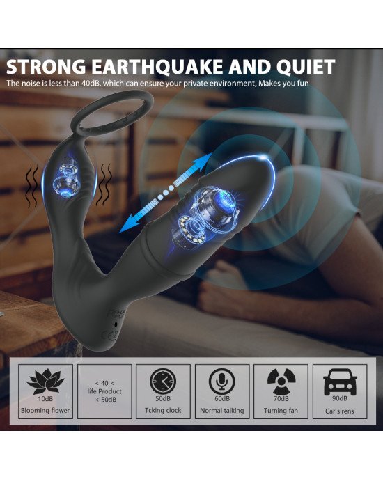 Масажер простати - Erospace Men’s Play Thrusting Prostate Massager APP Controlled B5 Масажер простати - Erospace Men’s Play Thrusting Prostate Massager APP Controlled B5