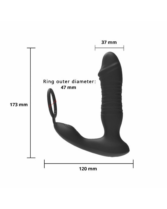 Масажер простати - Erospace Men’s Play Thrusting Prostate Massager APP Controlled B5 Масажер простати - Erospace Men’s Play Thrusting Prostate Massager APP Controlled B5