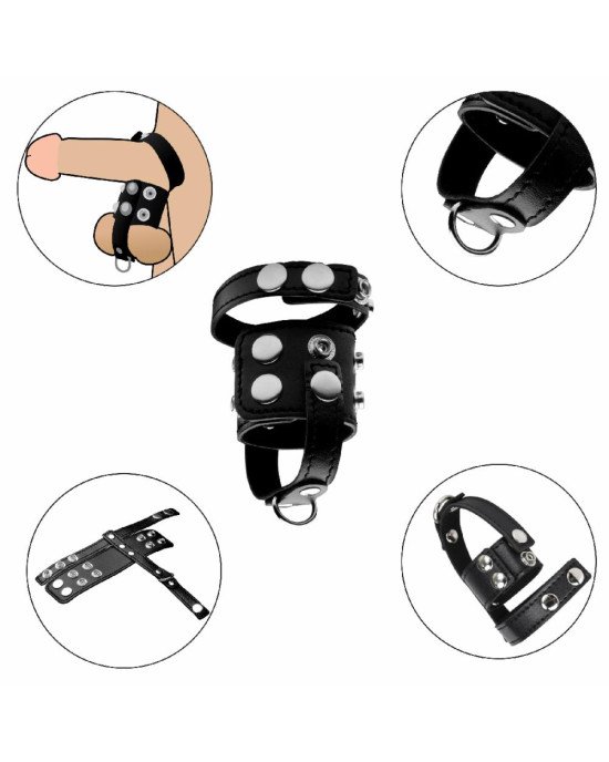 Бондаж - Erospace Wild Play Cock And Ball Strap C20