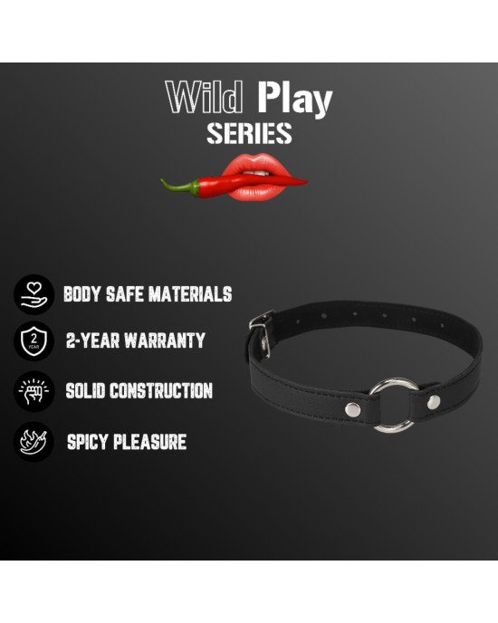 Нашийник - Erospace Wild Play Choker With Ring C17 Нашийник - Erospace Wild Play Choker With Ring C17