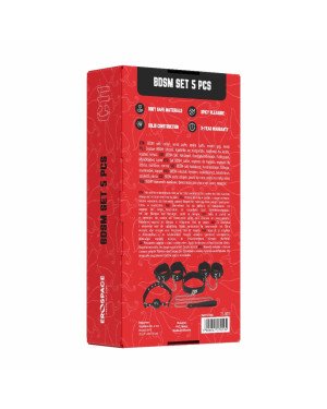 Набір БДСМ - Erospace Wild Play BDSM Set 5 pcs C11 Набір БДСМ - Erospace Wild Play BDSM Set 5 pcs C11