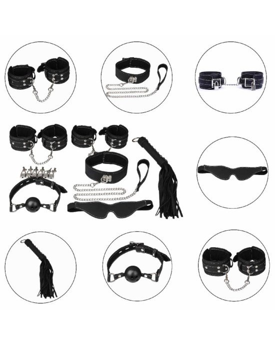 Набір БДСМ - Erospace Wild Play Luxury BDSM Set 7 pcs C10