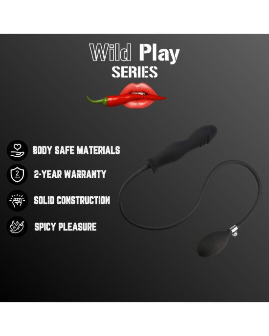 Надувна анальна пробка - Erospace Wild Play Inflatable Anal Plug C6 Надувна анальна пробка - Erospace Wild Play Inflatable Anal Plug C6