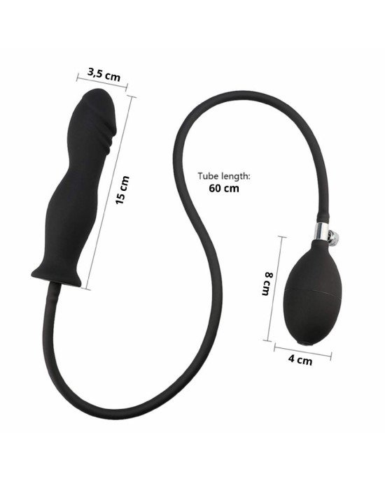 Надувна анальна пробка - Erospace Wild Play Inflatable Anal Plug C6 Надувна анальна пробка - Erospace Wild Play Inflatable Anal Plug C6