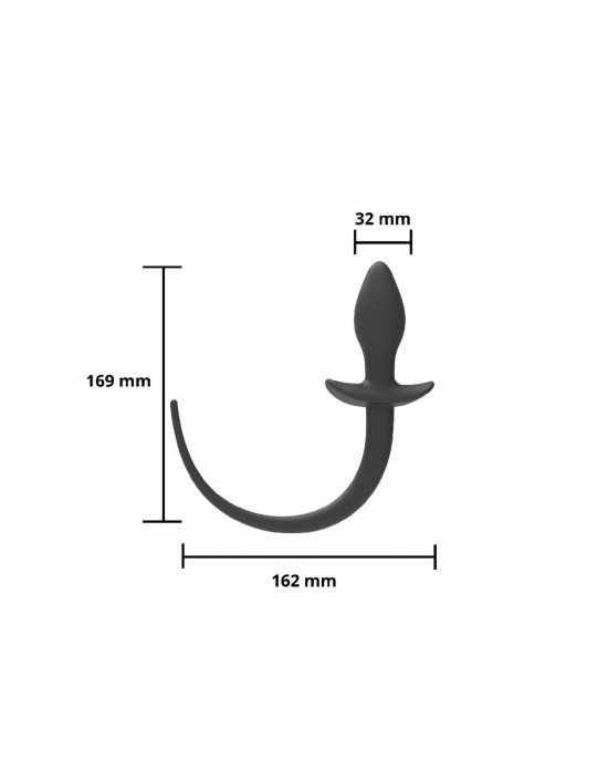 Анальна пробка - Erospace Wild Play Anal Plug With Tail C3 Анальна пробка - Erospace Wild Play Anal Plug With Tail C3