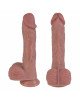 Вібратор - Erospace Natural Play Thrusting Dildo with Swing Motion and Heating D6, 22 см