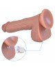 Вібратор - Erospace Natural Play Thrusting Dildo with Swing Motion and Heating D6, 22 см