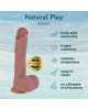 Фалоімітатор - Erospace Natural Play Silicone Dildo D5, 22 см Фалоімітатор - Erospace Natural Play Silicone Dildo D5, 22 см