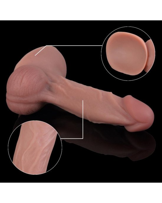 Фалоімітатор - Erospace Natural Play Silicone Dildo D4, 21 см Фалоімітатор - Erospace Natural Play Silicone Dildo D4, 21 см