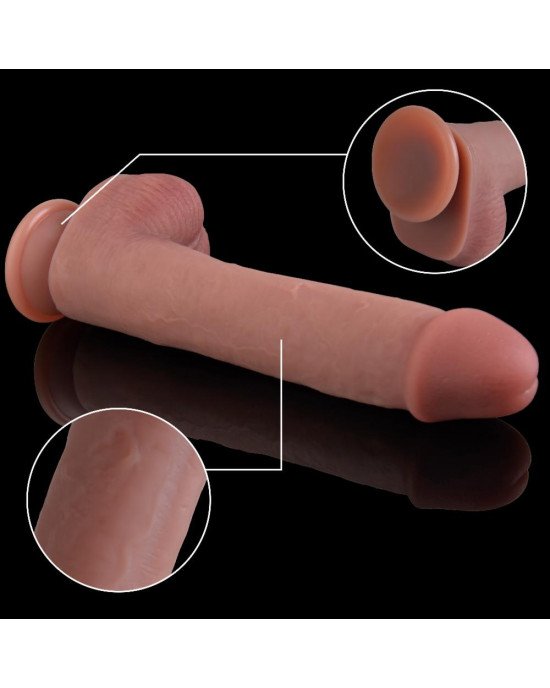 Фалоімітатор - Erospace Natural Play Silicone Dildo D3, 24 см Фалоімітатор - Erospace Natural Play Silicone Dildo D3, 24 см