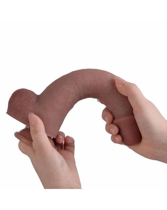 Фалоімітатор - Erospace Natural Play Silicone Dildo D3, 24 см Фалоімітатор - Erospace Natural Play Silicone Dildo D3, 24 см