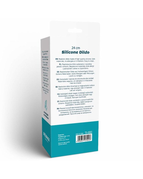 Фалоімітатор - Erospace Natural Play Silicone Dildo D3, 24 см Фалоімітатор - Erospace Natural Play Silicone Dildo D3, 24 см