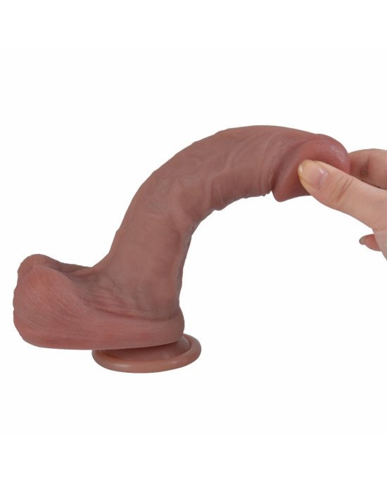 Фалоімітатор - Erospace Natural Play Silicone Dildo D2, 20.6 см Фалоімітатор - Erospace Natural Play Silicone Dildo D2, 20.6 см