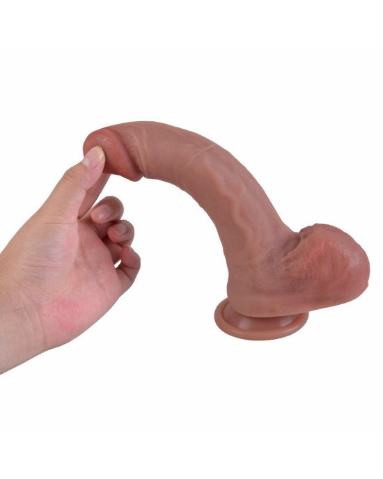 Фалоімітатор - Erospace Natural Play Silicone Dildo D1, 21 см Фалоімітатор - Erospace Natural Play Silicone Dildo D1, 21 см