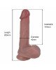 Фалоімітатор - Erospace Natural Play Silicone Dildo D1, 21 см Фалоімітатор - Erospace Natural Play Silicone Dildo D1, 21 см