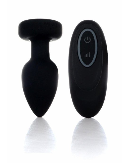 Анальна пробка - Silicone Black Plug Disco Flashlight Анальна пробка - Silicone Black Plug Disco Flashlight