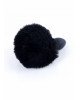 Анальна пробка - Jewellery Silicon Plug  Bunny Tail Black