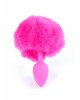 Анальна пробка - Jewellery Silicon Plug Bunny Tail Pink Анальна пробка - Jewellery Silicon Plug Bunny Tail Pink