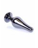 Анальна пробка - Jewellery Dark Silver BUTT PLUG- Black Анальна пробка - Jewellery Dark Silver BUTT PLUG- Black