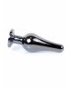 Анальна пробка - Jewellery Dark Silver BUTT PLUG- Black Анальна пробка - Jewellery Dark Silver BUTT PLUG- Black