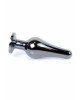 Анальна пробка - Jewellery Dark Silver BUTT PLUG- Green Анальна пробка - Jewellery Dark Silver BUTT PLUG- Green
