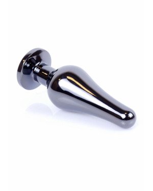 Анальна пробка - Jewellery Dark Silver BUTT PLUG- Purple