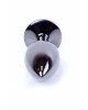 Анальна пробка - Jewellery Dark Silver Plug Black Анальна пробка - Jewellery Dark Silver Plug Black