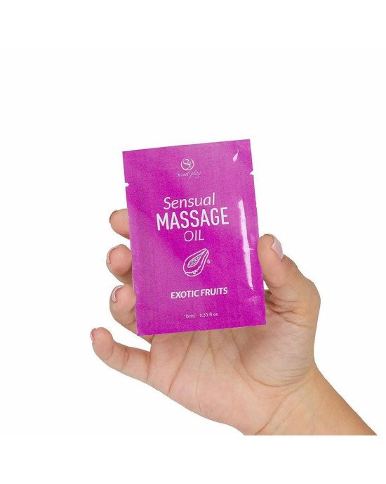 Масажна олійка - Exotic Fruits Massage Oil, 10 мл Масажна олійка - Exotic Fruits Massage Oil, 10 мл