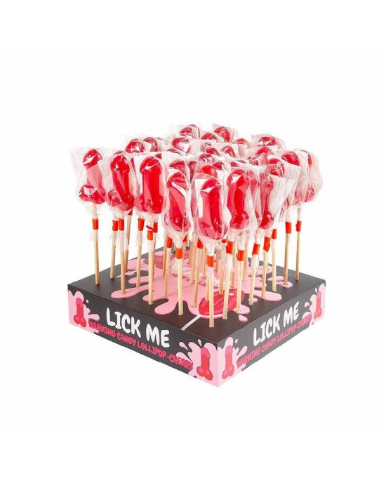 Льодяники - Cherry Candy Penis Lollipop With Spicy Warming Effect Льодяники - Cherry Candy Penis Lollipop With Spicy Warming Effect
