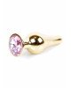 Анальна пробка - Jewellery Gold BUTT PLUG- Rose