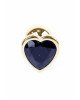 Анальна пробка - Jewellery Gold Heart Plug Black Анальна пробка - Jewellery Gold Heart Plug Black