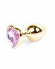 Анальна пробка - Jewellery Gold Heart Plug Rose Анальна пробка - Jewellery Gold Heart Plug Rose