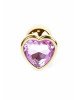 Анальна пробка - Jewellery Gold Heart Plug Rose Анальна пробка - Jewellery Gold Heart Plug Rose