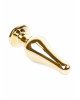 Анальна пробка - Jewellery Gold Butt Plug Light Blue Анальна пробка - Jewellery Gold Butt Plug Light Blue