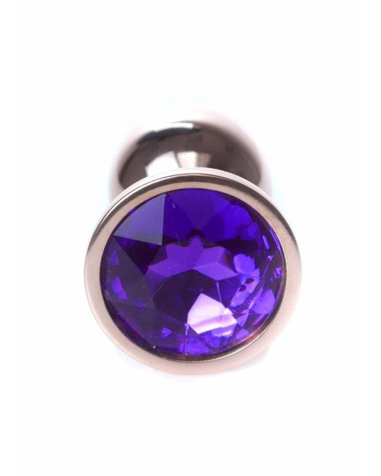 Анальна пробка - Jewellery Red Gold Plug Purple